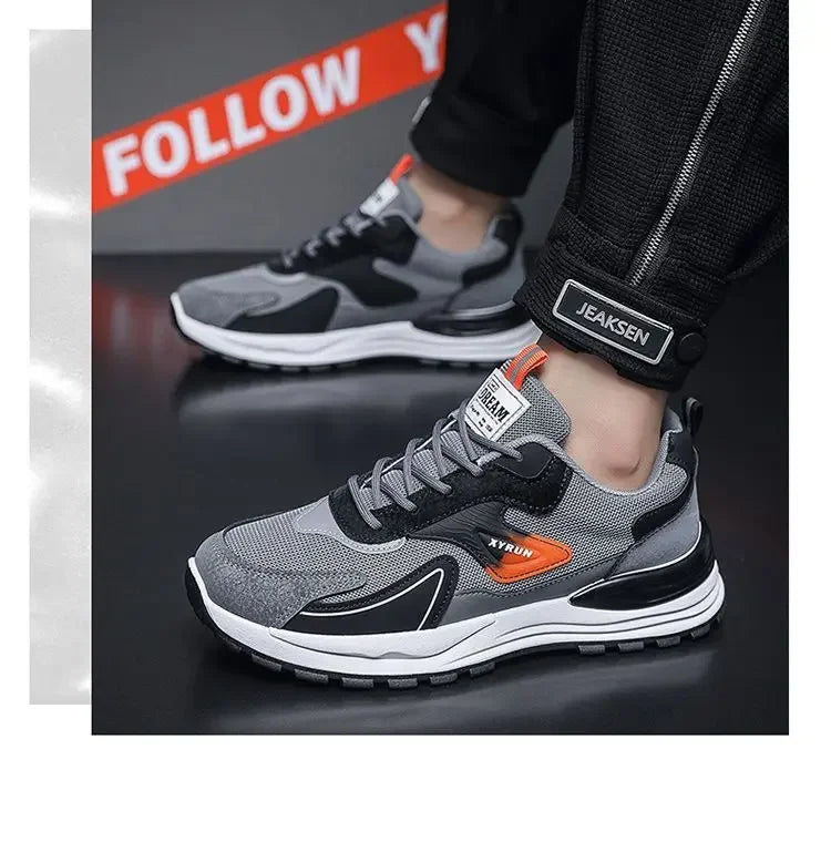 Men's Shoes Fashion Mens Sneakers 2024 Autumn New Brand Design Comfortable Soft Soled Men Running Shoes Tenis Masculino