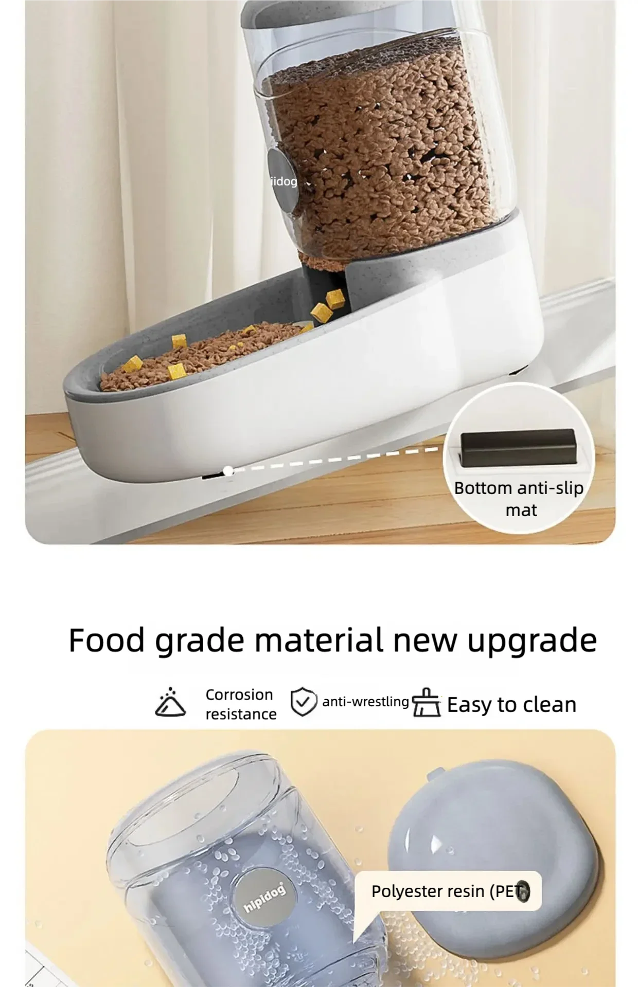 Automatic Cat Feeder High Capacity Pet Food Bowl Gravity Water Dispenser mascotas Pet Bowl for Dogs Cats 4L cat Accessories