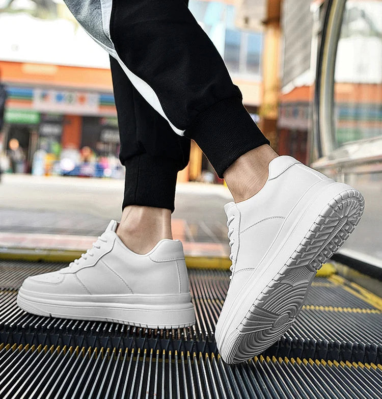 New Elevator Shoes Men Sneakers Summer Hidden Heels Heightening Shoes For Male Wedges Insole 6CM 8CM 10CM Casual Height Shoes