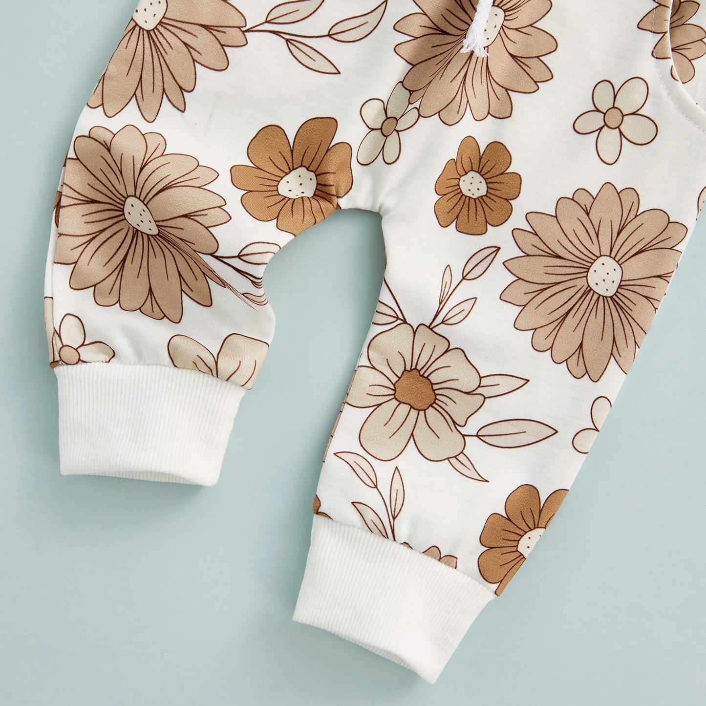 2022-08-03 Lioraitiin 0-3Years Kid Baby Girl Autumn Clothes Set Long Sleeve Flower Print Pullover Trousers Headband