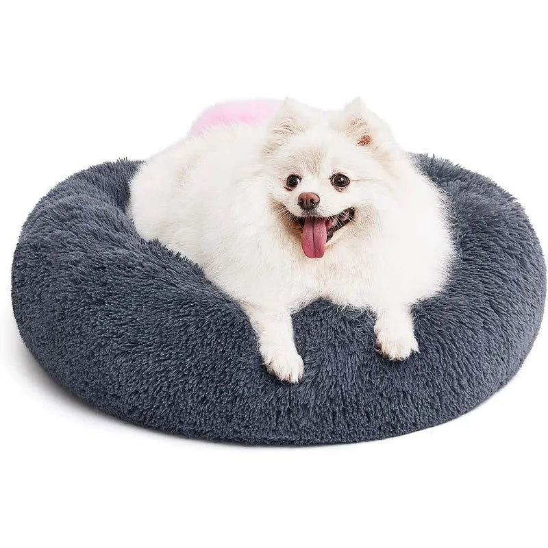 Orthopedic Dog Bed Comfortable Donut Cuddler Round Dog Bed Ultra Soft Washable Dog and Cat Cushion Bed (20''/23''/30'')